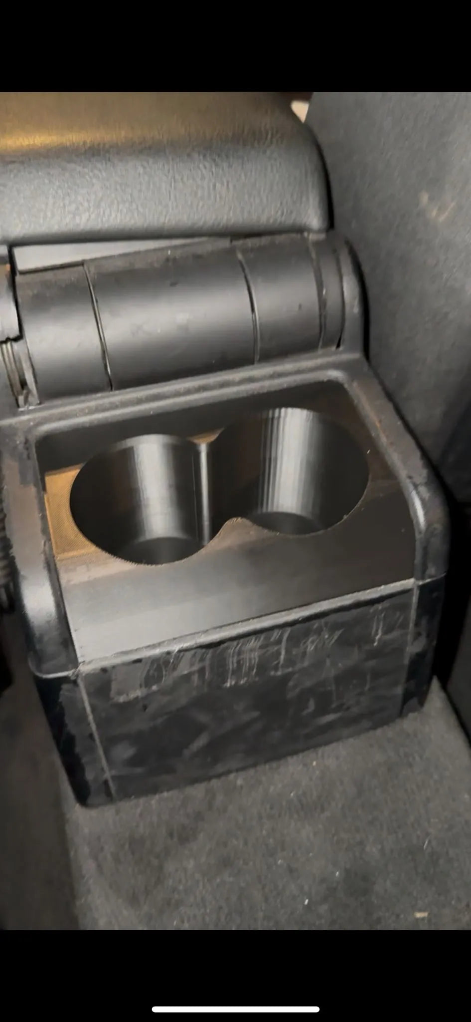 BMW E46 Rear Cup Holder Insert - Dual Drink Holder (ABS, Easy Install)