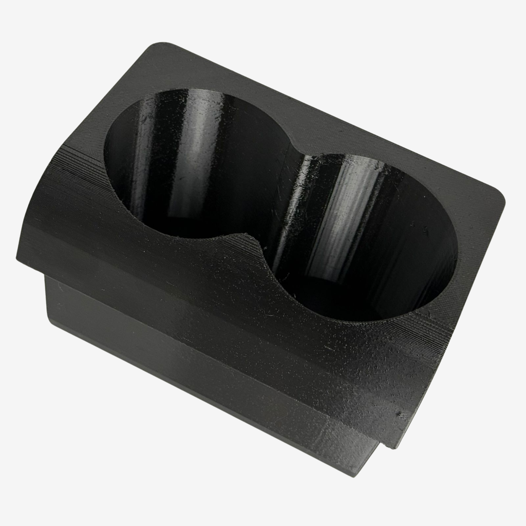 BMW E46 Rear Cup Holder Insert - Dual Drink Holder (ABS, Easy Install)