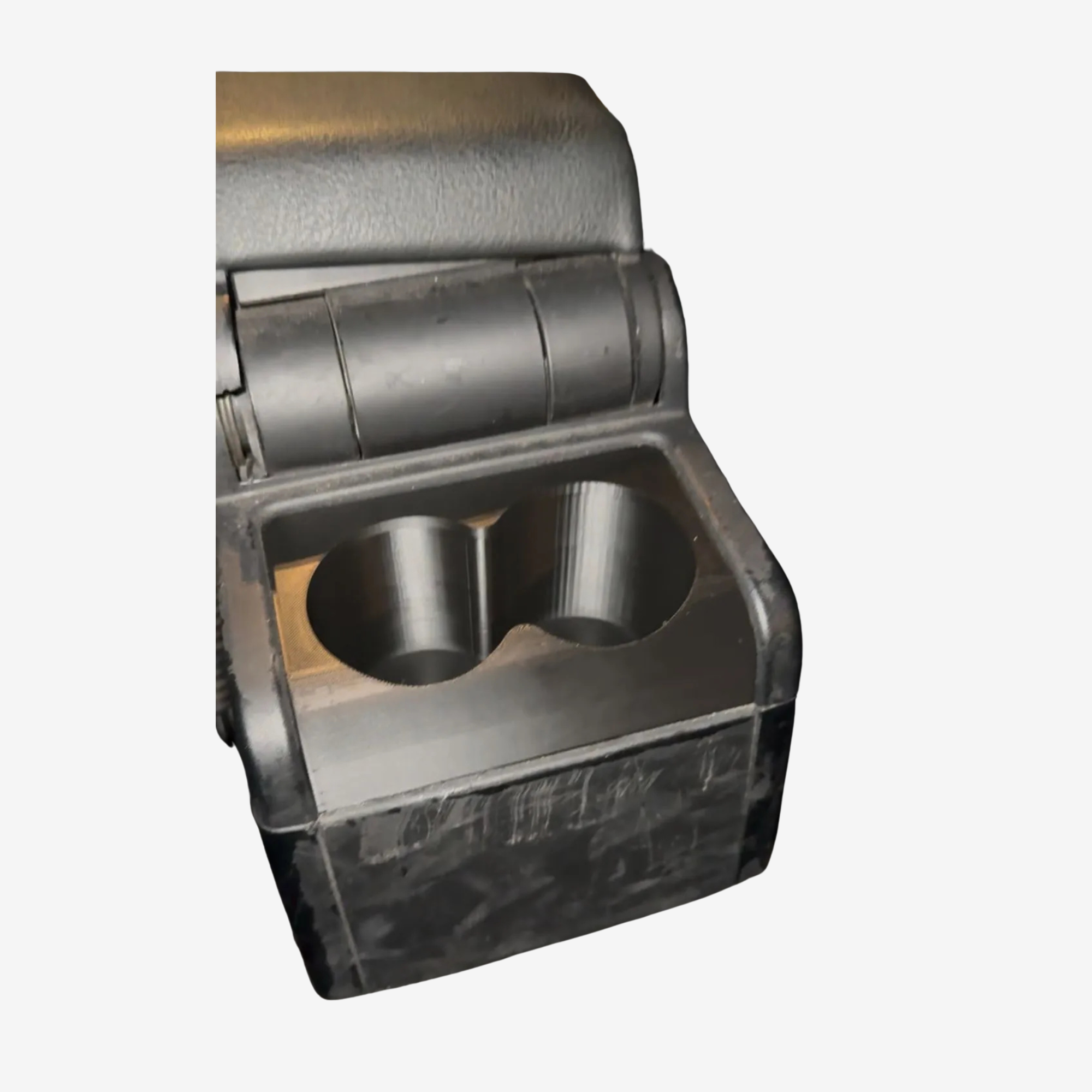 BMW E46 Rear Cup Holder Insert - Dual Drink Holder (ABS, Easy Install)